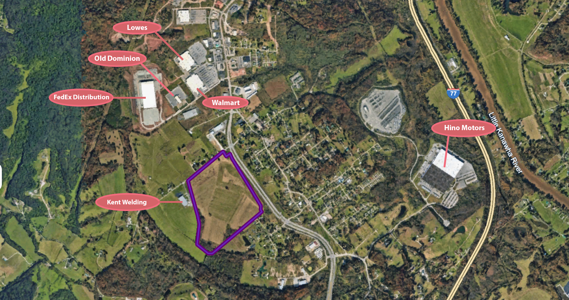 Athey AerialSurroundingUses